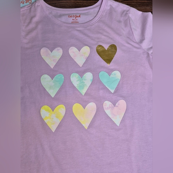 Girls Light Violet Cat and Jack Top - Picture 7 of 8